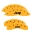 Picture of MGP 4 Caliper Covers Engraved Front & Rear 11-15 Jeep Grand Cherokee Yellow Finish Black Jeep Logo