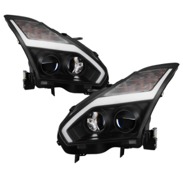 Picture of Spyder Nissan GTR R35 09-14 - Projector Headlights - DRL LED - Black