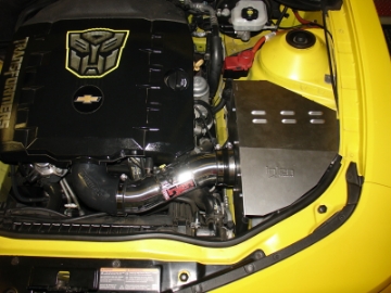 Picture of Injen 10 Camaro 3-6L V6 Wrinkle Black Power-Flow Short Ram Air Intake System