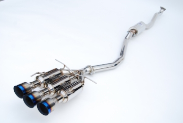 Picture of Invidia 17+ Honda Civic SI Sedan Gemini Triple Titanium Tip Cat-back Exhaust