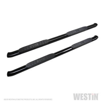 Picture of Westin 2019-2026 Chevy Silverado-Sierra 1500 Crew Cab Non LD PRO TRAXX 4 Oval Nerf Step Bars - Black