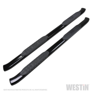 Picture of Westin 2019 Chevrolet Silverado-Sierra 1500 Crew Cab Non LD PRO TRAXX 5 Oval Nerf Step Bars - Black
