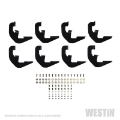 Picture of Westin 2019 Chevrolet Silverado-Sierra 1500 Double-CC Non LD Running Board Mount Kit - Black