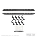 Picture of Westin 2019 Chevrolet Silverado-Sierra 1500 Crew Cab Thrasher Running Boards - Textured Black