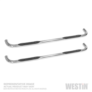 Picture of Westin 2019 Chevrolet Silverado-Sierra 1500 Crew Cab E-Series 3 Nerf Step Bars - SS