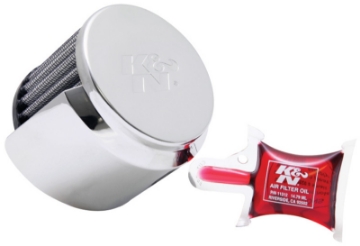 Picture of K&N 1in Flange L x 3in OD x 2-5in Height Clamp On Crankcase Vent Filter