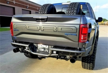 Picture of N-Fab RB-H Rear Bumper 17-18 Ford Raptor - Tex- Black - 1pc 1-75in Tubing