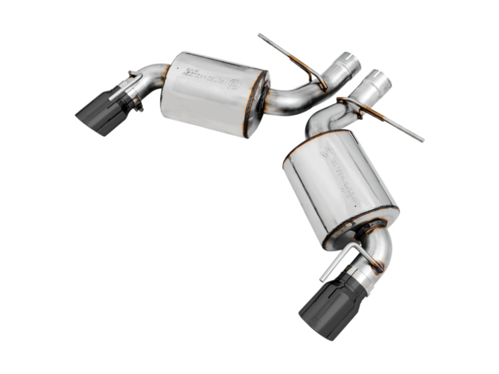 Picture of AWE Tuning 16-19 Chevrolet Camaro SS Axle-back Exhaust - Touring Edition Diamond Black Tips