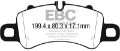 Picture of EBC 17-18 Porsche 718 Boxster 2-5L Redstuff Front Brake Pads