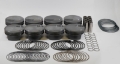 Picture of Mahle MS Piston Set BBC 510ci 4-31in Bore 4-375in Stroke 6-385in Rod -990 Pin 18cc 10-5 CR Set of 8