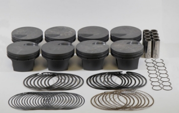 Picture of Mahle MS Piston Set BBC 540ci 4-500in Bore 4-25in Stroke 6-385in Rod 0-990 Pin -3cc 9-4 CR Set of 8