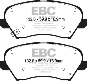 Picture of EBC 2017 Hyundai Elantra GT 2-0L Greenstuff Front Brake Pads