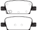 Picture of EBC 2016+ Chevrolet Malibu 1-5L Turbo Mech PB Greenstuff Rear Brake Pads