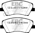 Picture of EBC 2017+ Hyundai Elantra 1-4L Turbo Greenstuff Front Brake Pads