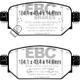 Picture of EBC 2017+ Mazda 3 2-0L Greenstuff Rear Brake Pads