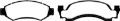 Picture of EBC 1974 AMC Ambassador 5-0L Redstuff Front Brake Pads
