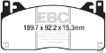 Picture of EBC 2015+ Ford Mustang 6th Gen 5-2L GT350 Shelby Redstuff Front Brake Pads