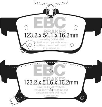 Picture of EBC 2016+ Buick Envision 2-0L Turbo Redstuff Rear Brake Pads