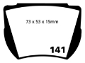 Picture of EBC 59-65 Aston Martin DB4 3-7L Convertible Yellowstuff Rear Brake Pads