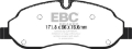Picture of EBC 2015+ Ford Transit 150 SRW Yellowstuff Front Brake Pads