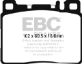 Picture of EBC 2004-2013 Maybach 57 5-5L Twin Turbo Yellowstuff Front Brake Pads