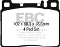 Picture of EBC 2004-2013 Maybach 57 5-5L Twin Turbo Yellowstuff Rear Brake Pads