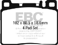 Picture of EBC 2004-2013 Maybach 57 5-5L Twin Turbo Yellowstuff Rear Brake Pads