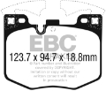 Picture of EBC 2017+ BMW 530 2-0L Turbo G30 Yellowstuff Front Brake Pads
