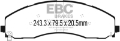 Picture of EBC 2017+ Ford F-450 Yellowstuff Front-Rear Brake Pads
