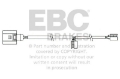 Picture of EBC 2008 Porsche Cayenne 1st Gen 4-8L Turbo Rear Wear Leads
