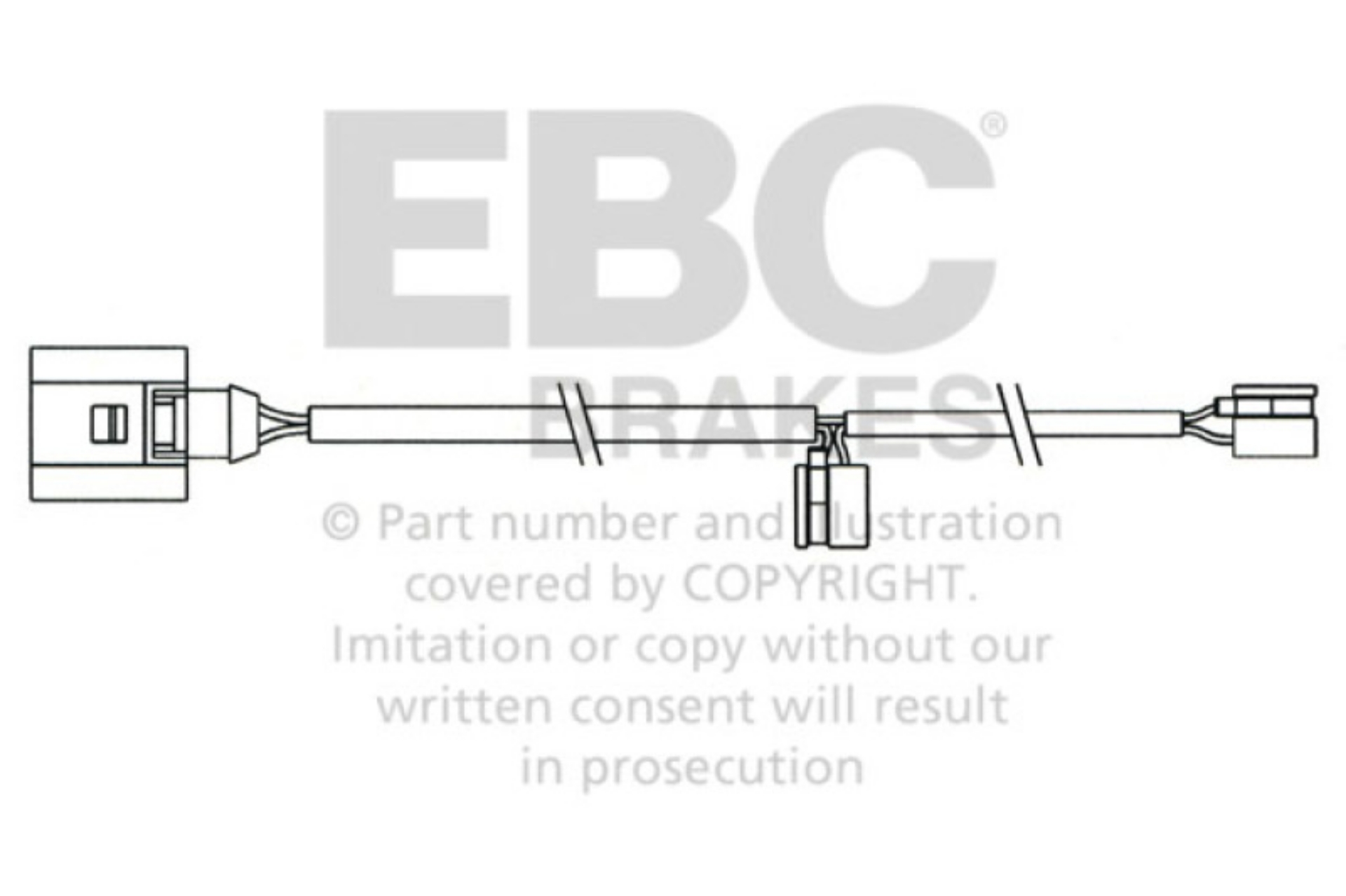 Picture of EBC 2008 Porsche Cayenne 1st Gen 4-8L Turbo Rear Wear Leads