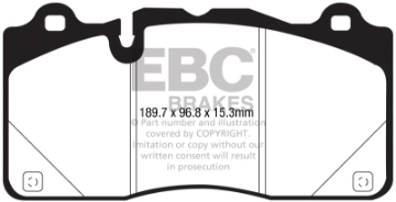 Picture of EBC 2016+ Cadillac CTS-V 6-2L Supercharged Ultimax2 Front Brake Pads