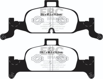 Picture of EBC 2018+ Audi A4 Allroad Quattro 2-0L Turbo Ultimax2 Front Brake Pads