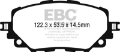 Picture of EBC 2016+ Fiat 124 Spider 1-4L Turbo Ultimax2 Front Brake Pads