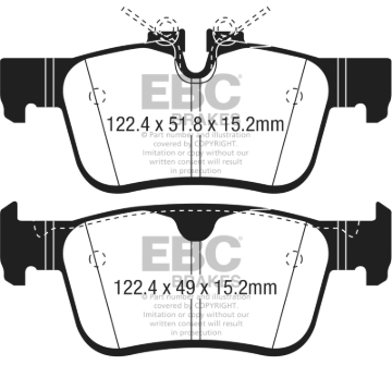 Picture of EBC 2017+ Volvo S90 2-0L Turbo Ultimax2 Rear Brake Pads