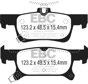 Picture of EBC 2016+ Buick Envision 2-0L Turbo Ultimax2 Rear Brake Pads