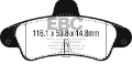 Picture of EBC 2001-2003 Mercury Cougar 2-0L Ultimax2 Rear Brake Pads