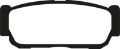 Picture of EBC 2006-2007 Hyundai Entourage 3-8L Ultimax2 Rear Brake Pads