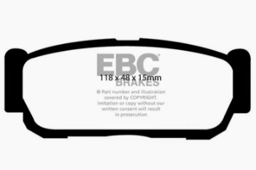 Picture of EBC 2006-2007 Hyundai Entourage 3-8L Ultimax2 Rear Brake Pads