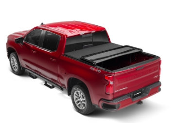 Picture of Lund 19-23 Chevrolet Silverado 1500 5-5ft- Bed Genesis Elite Tri-Fold Tonneau Cover - Black