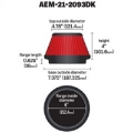 Picture of AEM 6 in x 4 in Dryflow Tapered Conical Air Filter