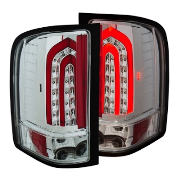 Picture of ANZO 2007-2013 Chevrolet Silverado 1500 LED Taillights Chrome