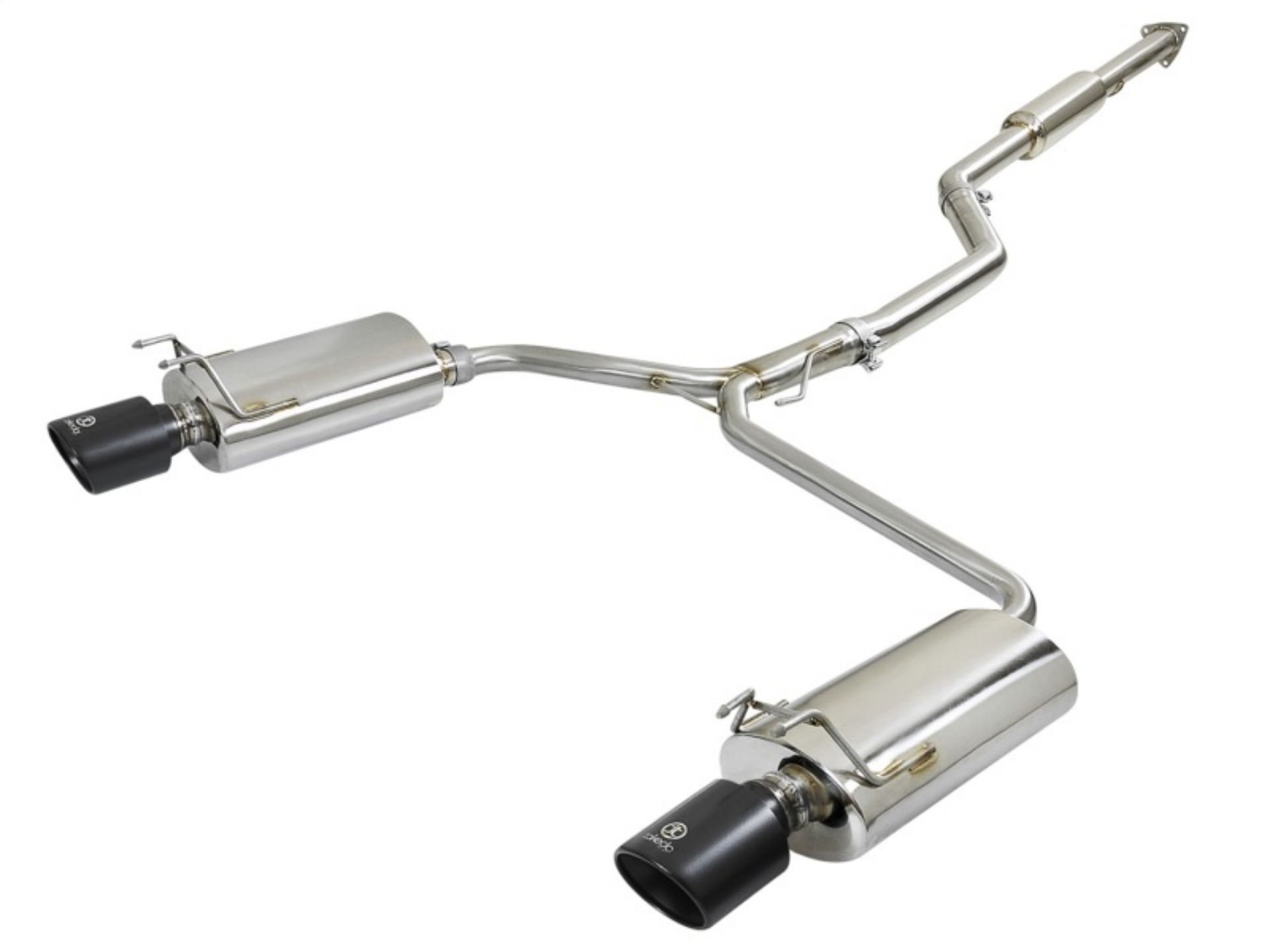 Picture of aFe Takeda Exhaust 304SS Dual Cat-Back w- Black Tips 13-17 Honda Accord LX-EX-EX-L Sedan L4 2-4L