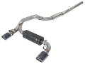 Picture of aFe Takeda 3in 304 SS Cat-Back Exhaust System w- Carbon Fiber Tips 16-18 Ford Focus RS I4-2-3L t