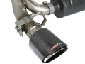 Picture of aFe Takeda 3in 304 SS Axle-Back Exhaust System w- Carbon Fiber Tips 16-18 Ford Focus RS I4-2-3L t