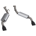 Picture of 2016-2024 Chevrolet Camaro SS 6-2L QTP AR3 Dual Tip Axle Back Black Tips