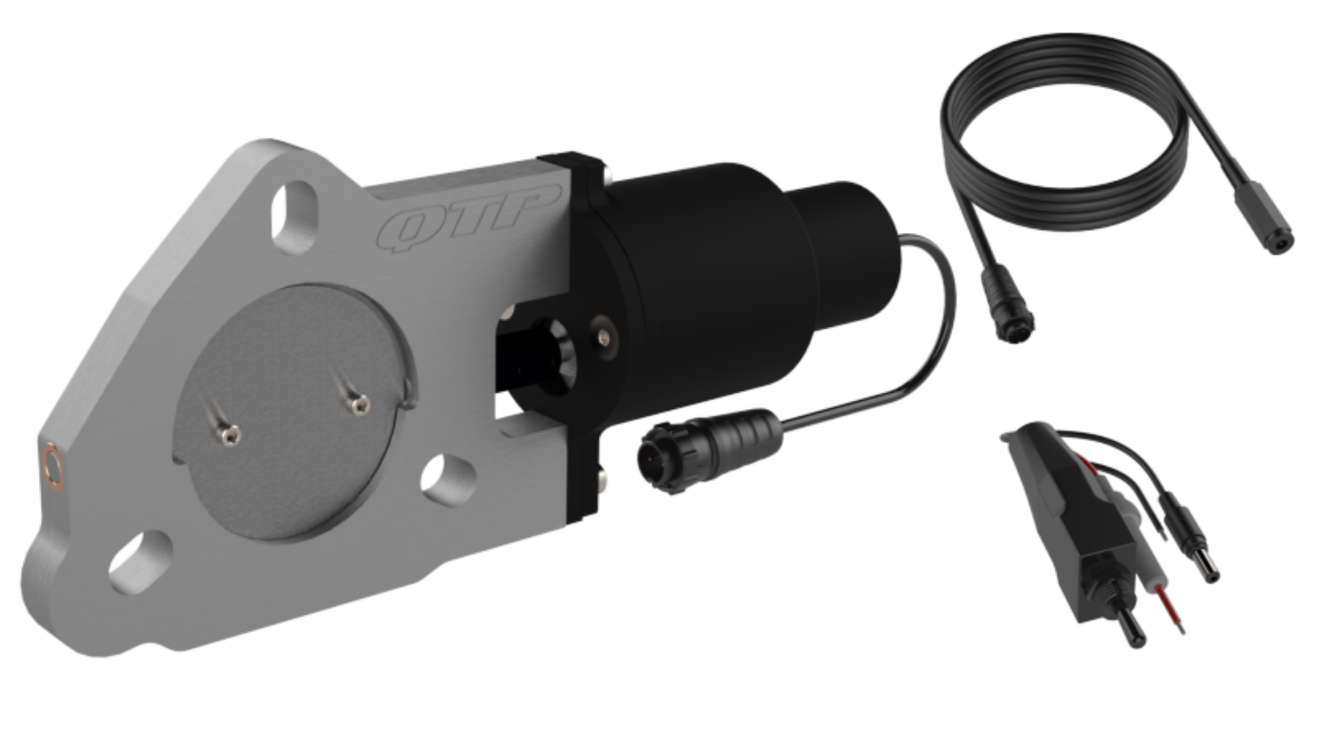 Picture of QTP 2-25in Bolt-On QTEC Electric Cutout Valve - Single