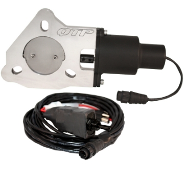 Picture of QTP 2-5in Bolt-On QTEC Electric Cutout Valve - Single