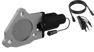 Picture of QTP 3in Bolt-On QTEC Electric Cutout Valve for Borla Exhausts - Single