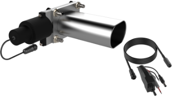 Picture of QTP Bolt-On QTEC Low Profile Oval Electric Cutout Valve